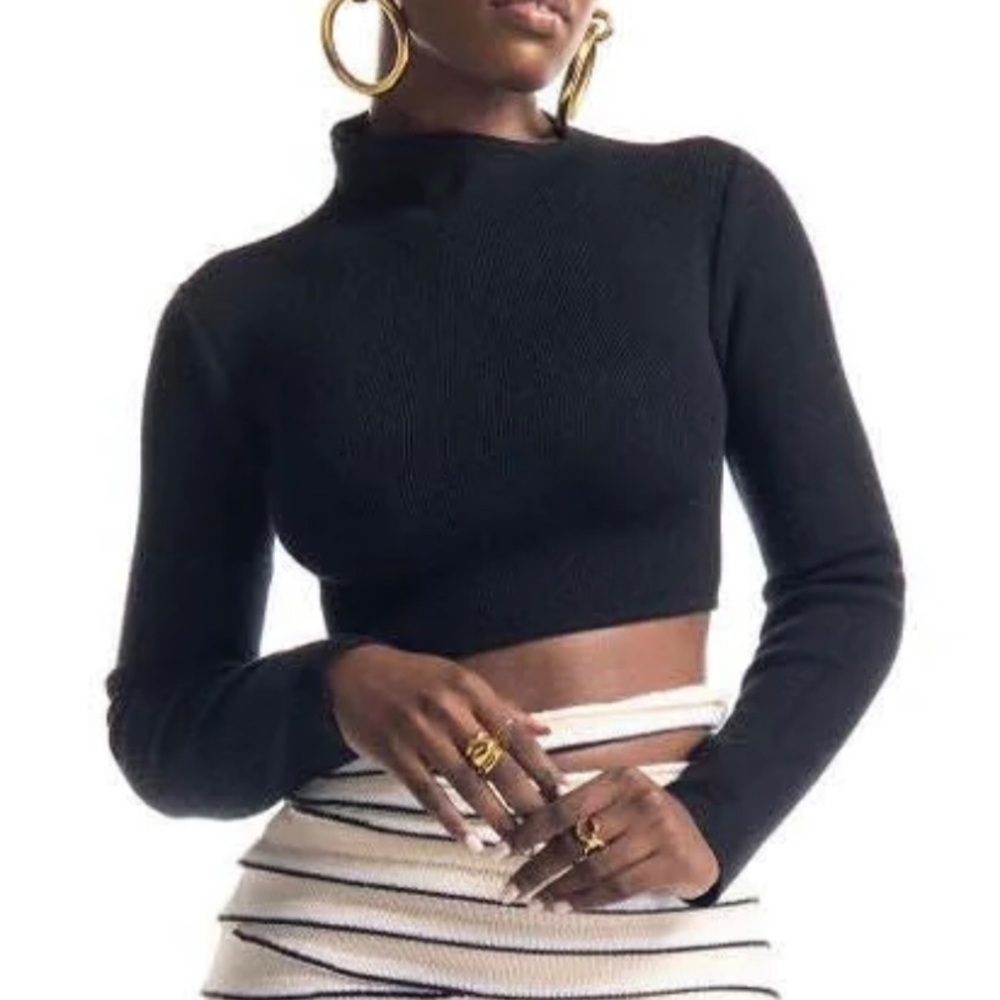 Hanifa Sayda Knit Crop Top